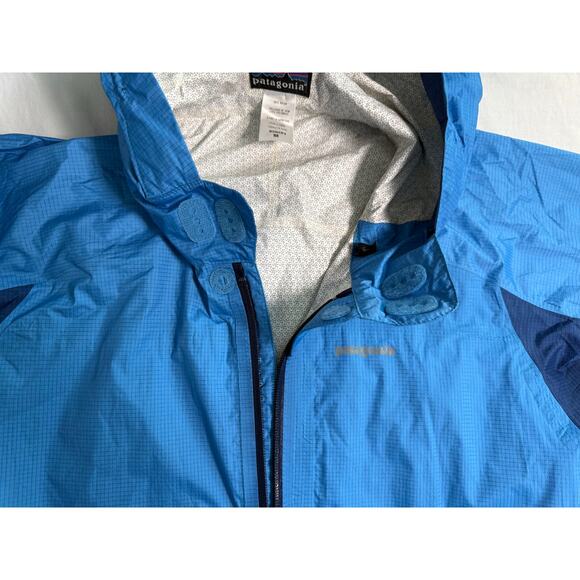 Patagonia CSS Soft Shell Royal Blue Jacket Size MEDIUM Womens Hooded - Picture 3 of 14